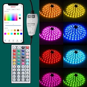 DC12V Outdoor Waterproof SMD5050 Smart Control RGB LED Strip Light Kit